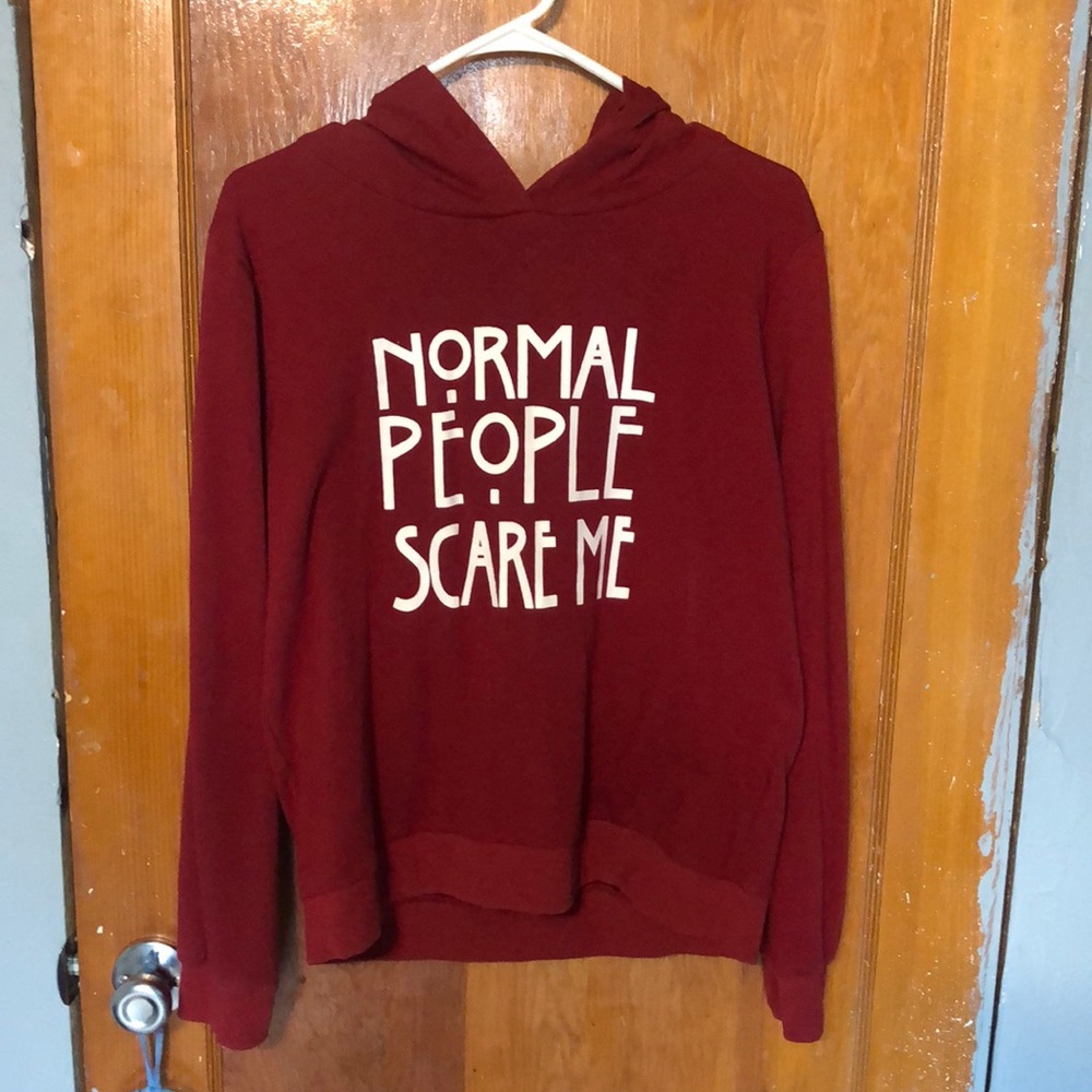 Normal people scare me hoodie
